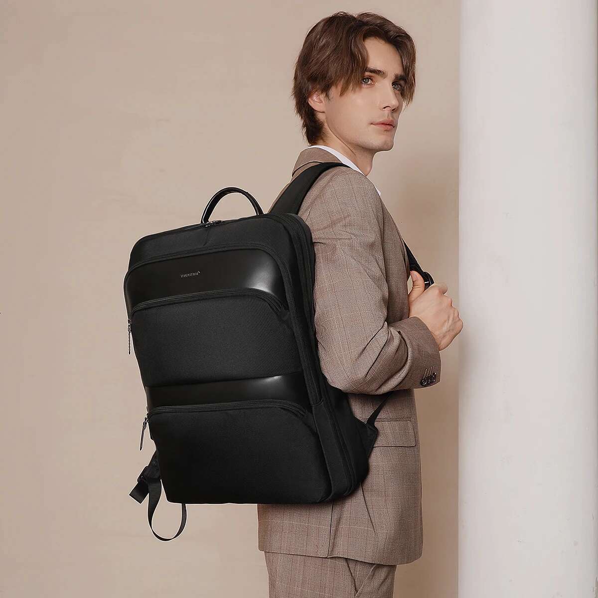 Lifetime Warranty Expandable Thin For Men Travel Back Pack Waterproof Male 15.6Inch Laptop Backpack Bag Mochila