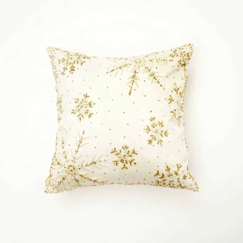 Whispering Snowfall Cushion Christmas Winter Decor Soft Throw Pillow Living Room Couch Birthday Holiday Gift G251124