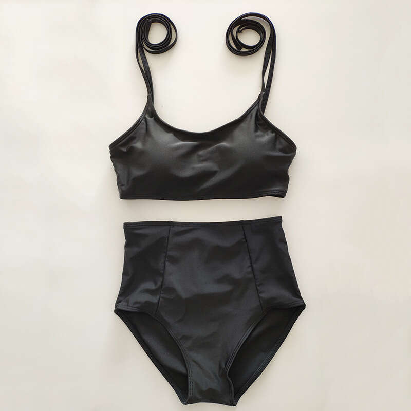 Holiday Trajes De Bano Skimss New South Korean Swimwear Women's Sexy Little Fragrance Cross Backless Split Bikini Slimming Hot Spring Swimsuit Ne