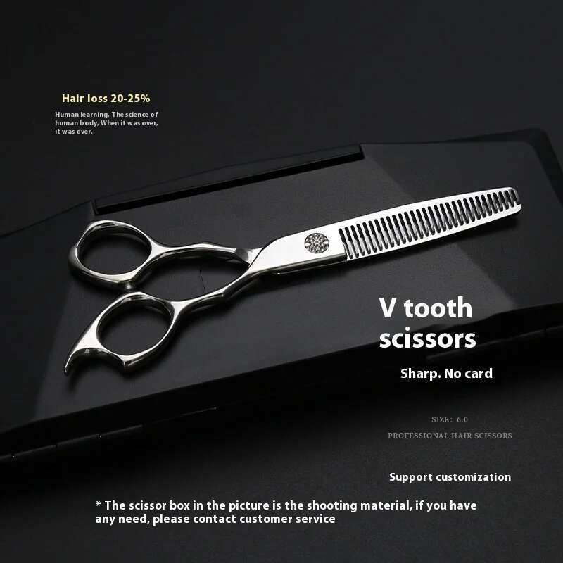 6.0-Inch Salon High-End Dedicated Hair Stylist Haircut Straight Snips Thinning Shear Professional Hairdressing Scissors