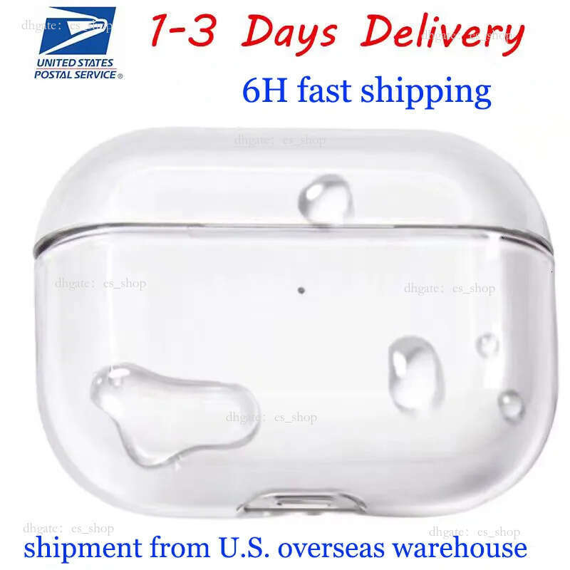 USA Stock For Apple airpods pro 2 3rd generation Air pods4 pros3 Bluetooth earphones ANC Wireless Headphones Earbuds Noise Canceling Accessories Solid Silicone