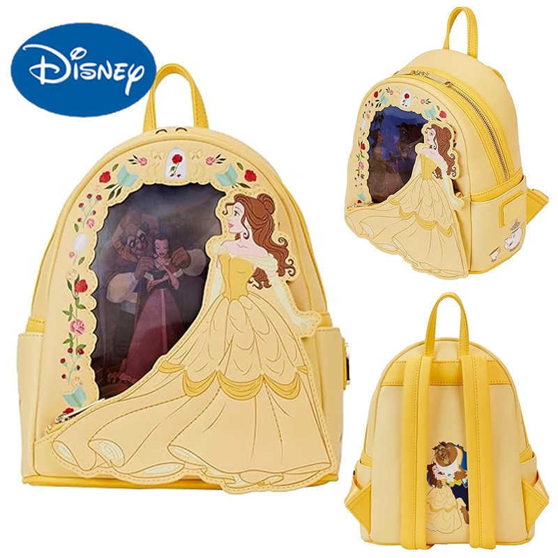Disney Loungefly Beauty and The Beast Princess Belle Lenticular Mini Backpack X250424