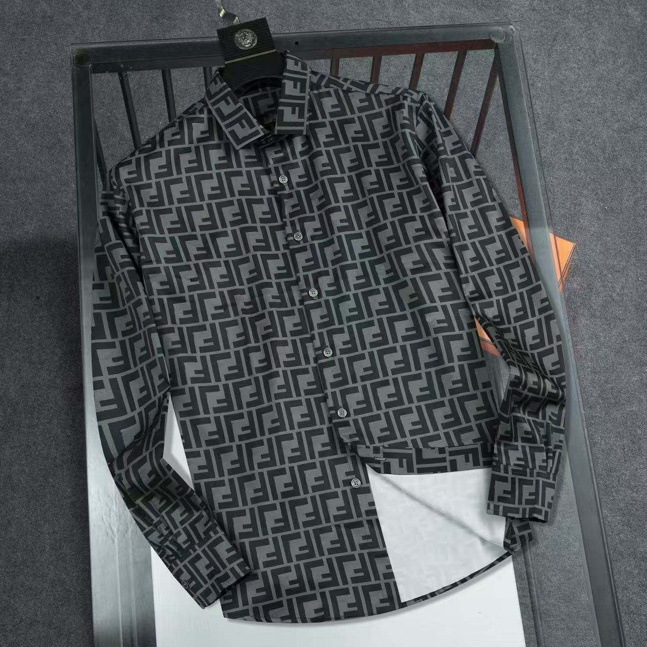New Luxury brand designer men Shirt Chemise Homme & Mens Classic Business Casual Breathable Long Sleeve Fashion Casual Button Up shirt. Asian size M-XXXL. F102