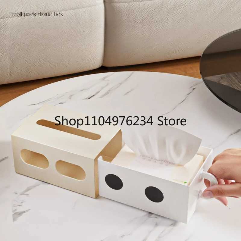 Table Napkin Rings Tissue Box Home Table Decoration Solid Storage Case Paper Decorative Tissue Box Holder for Home TabletopM251124