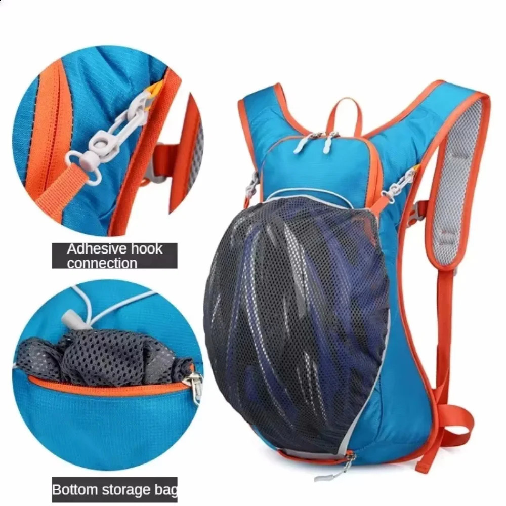 12L Outdoor Sports Bike Running Hiking Moisturizing Bag Storage Helmet Waterproof Ultra Light Bladder Backpack 250424