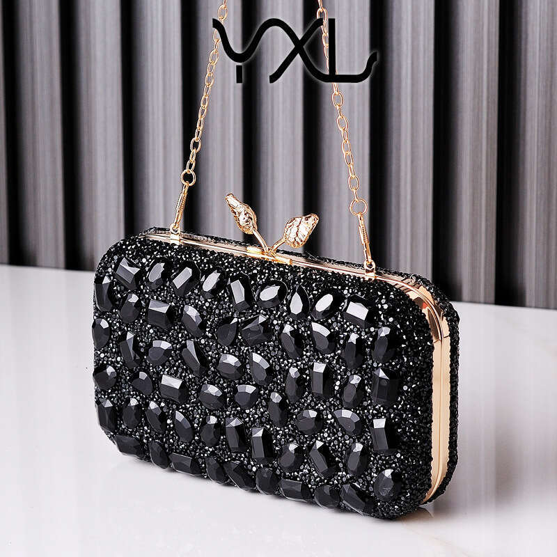 Dinner Bag Strict Selection Of Inlaid Banquet Colored Resin Dress Popular Evening High End Water Diamond Bags Party Bags KQ