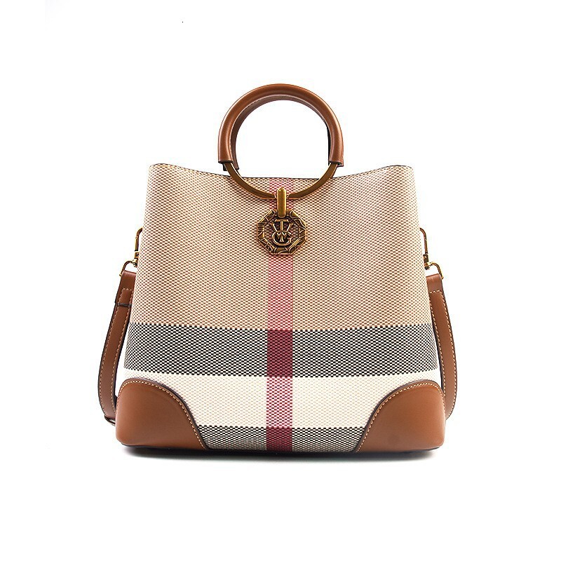 Women's 2024 New Bucket High-End Feel, Hand-Held Bill Of Lading Shoulder Bag, Crossbody Large Capacity Fashionable Women's Bag