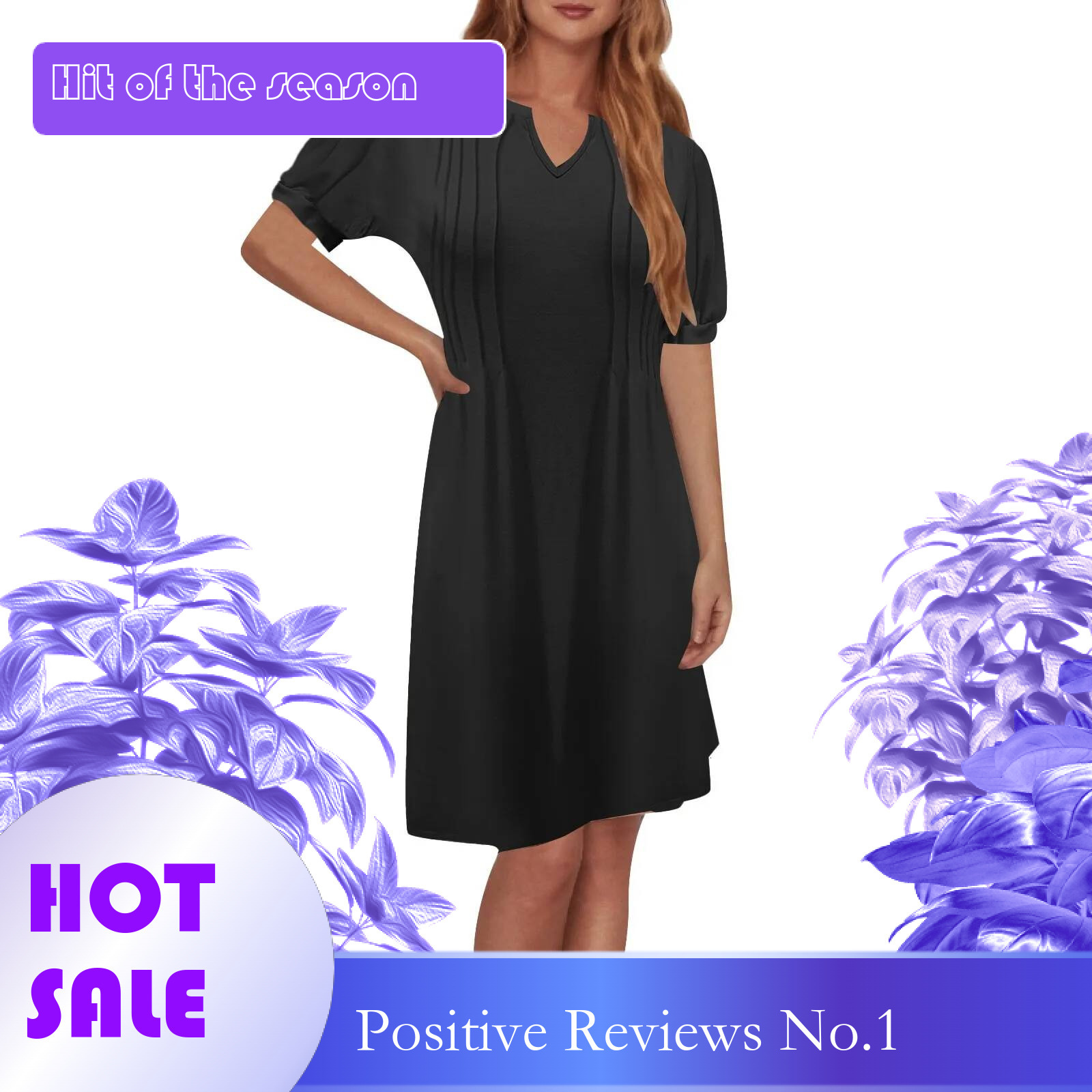 Dongdumaoyi Womens Dress Short Sleeve Casual Beach Tshirt V Neck Loose Sundress Elegant Fashion Summer New In Dresses