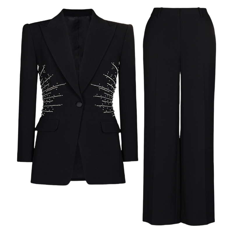 womens blazer womens casual suits business Vogue Paris 2025 Fashion Week Show Customized Fashion Tailored clothing M003