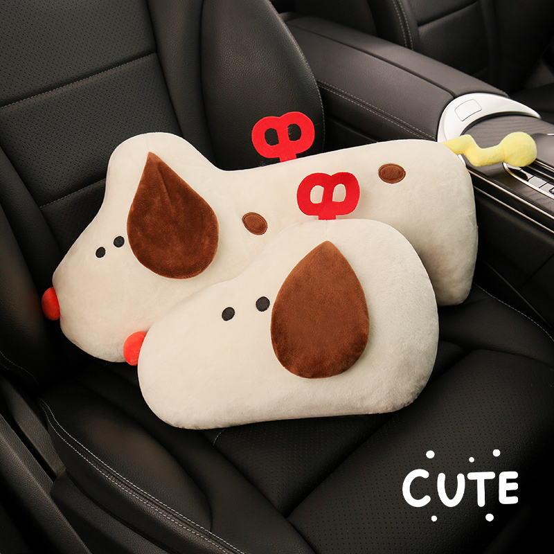 Wind-Up Dog & Scarf Cat Plush Toys, Cozy Head Pillow & Hug Pillow, Home Decor Gifts for Pet Lovers