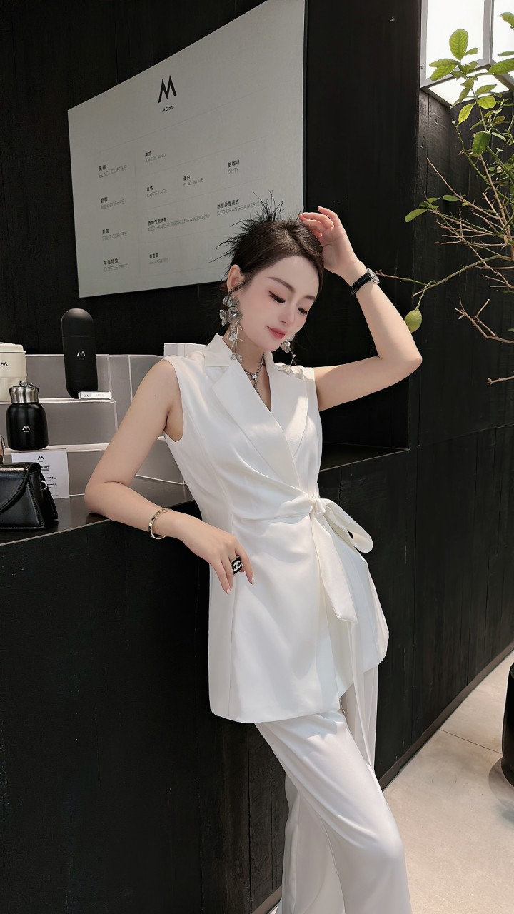 womens blazer womens casual suits business Vogue Paris 2025 Fashion Week Show Customized Fashion Tailored clothing.M19