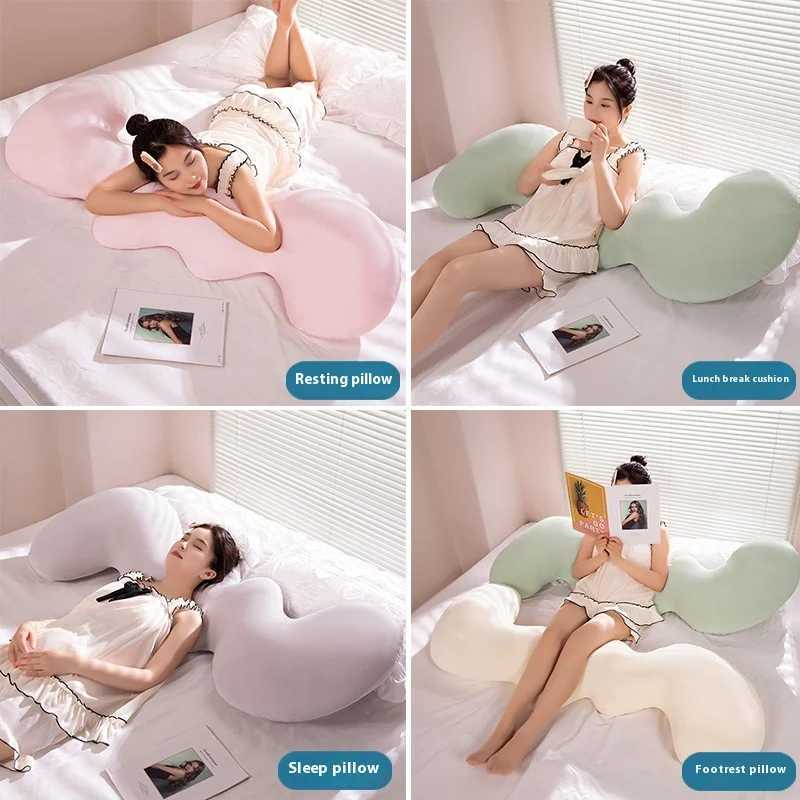 Cool Silk Long Pillow Bed Side Sleeping Leg Clamping Pillow Sofa Cushion Headboard Backrest Soft Comfortable Breathable Skin G251124