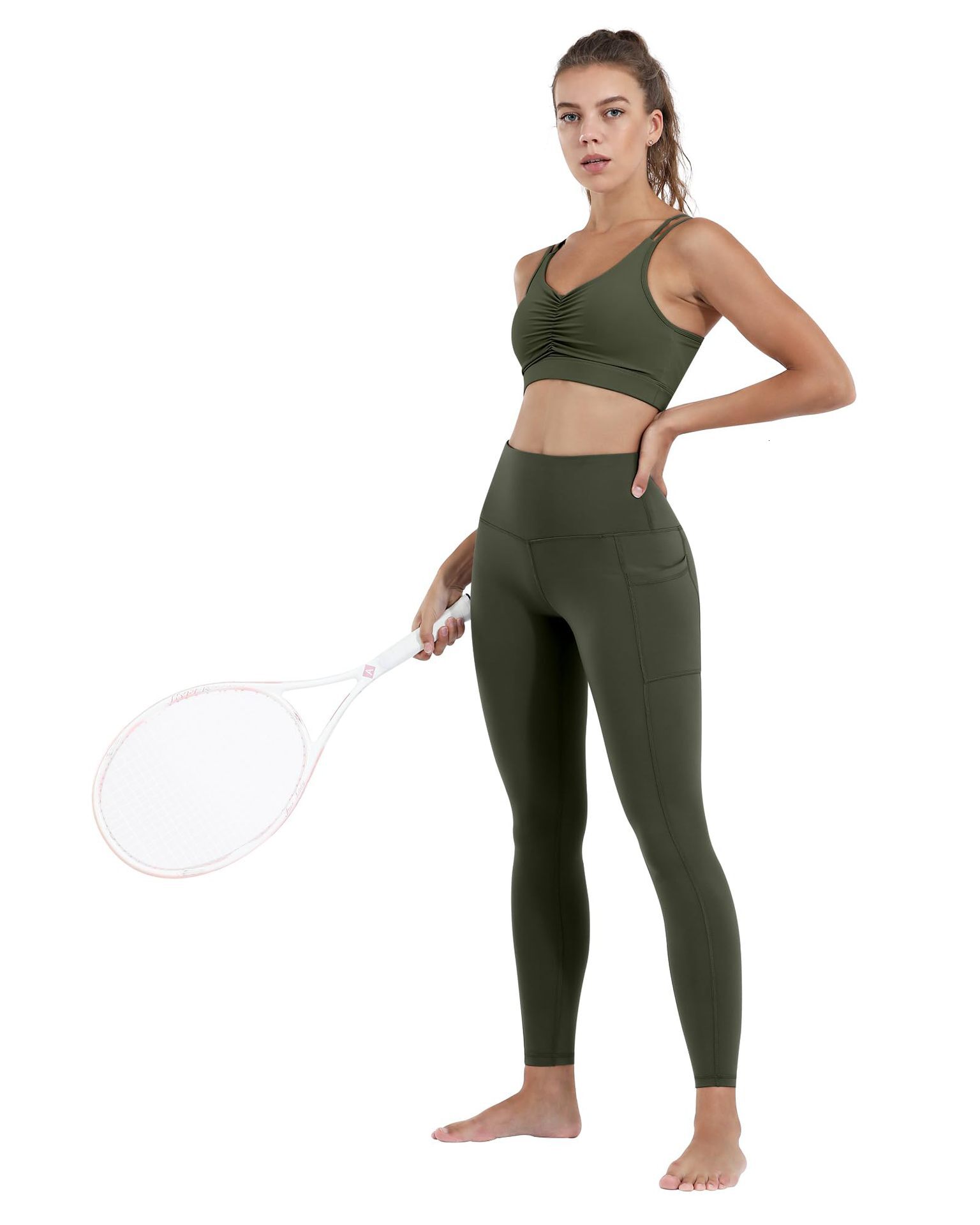 2025S Fashion Designer Raised Hips High Waist Soft Comfortable Fashionable Fitness And Sports Yoga Pants With Leggings For Outerwear