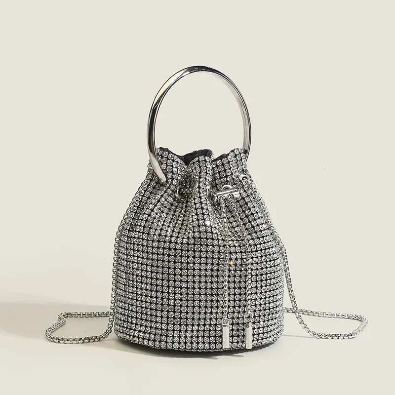 Designer Bag 2025 New Bucket Women's Crossbody Shoulder Bag Fringed Design Collapsible Chain Handbag Hot Selling Item Luxury Bag
