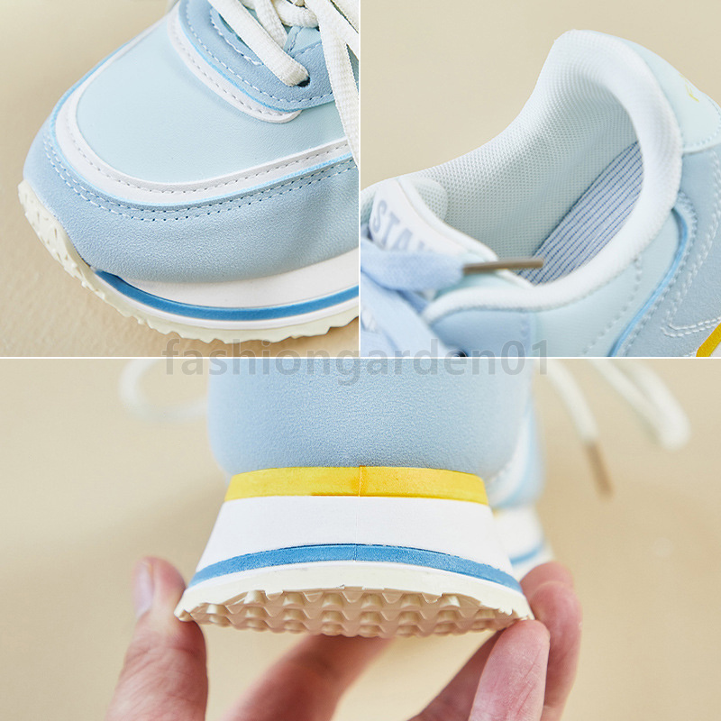 free shipping shoes outdoor running shoes womens trainers vitality sky blue light green butter yellow designer sneakers suede leather platform womens 
