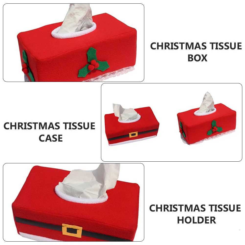 2Pcs Christmas Tissue Case Beautiful and Stylish Suitable for Parties and Offices Excellent Workmanship Tissue BoxM251124