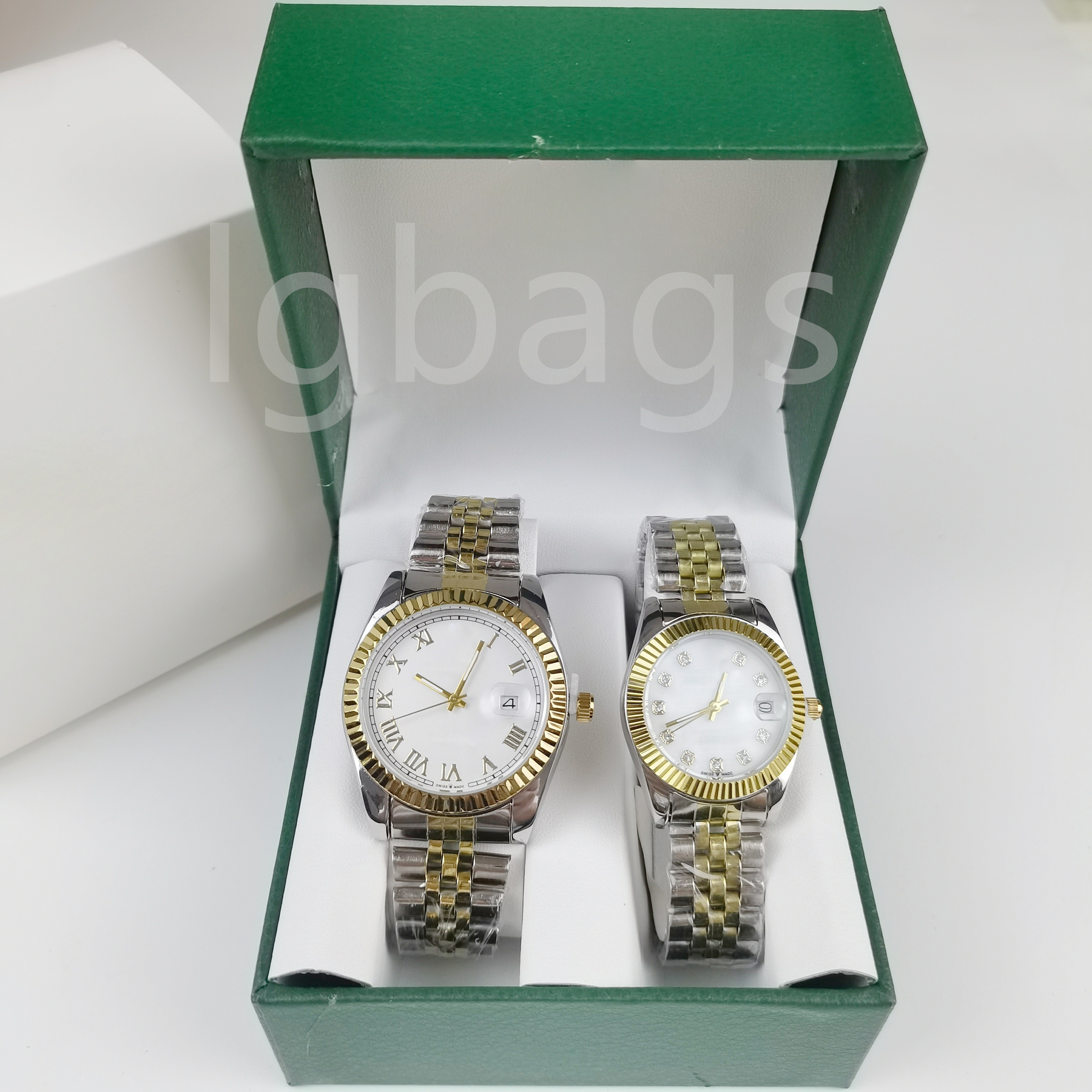 Luxury Designer Watch Fashion Couple For Men Women Watches Stainless Steel Quartz Top Brand Luxury Date week Clock Lovers Wristwatches