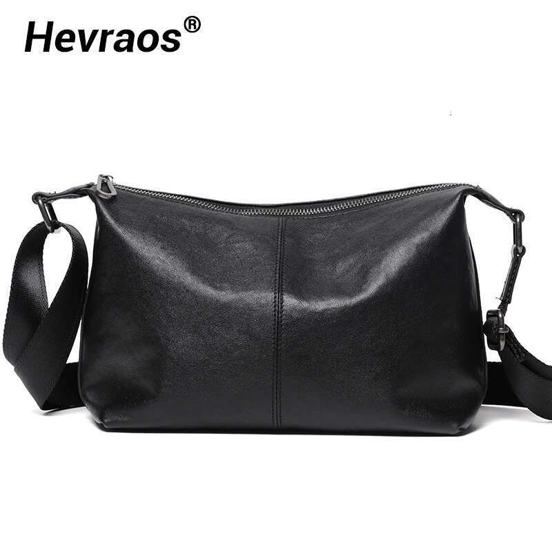 Designer Bag Natural Hobos New Men Casual First Layer Cowhide Leather Shoulder Bags Male Crossbody Bag Boys Fashion