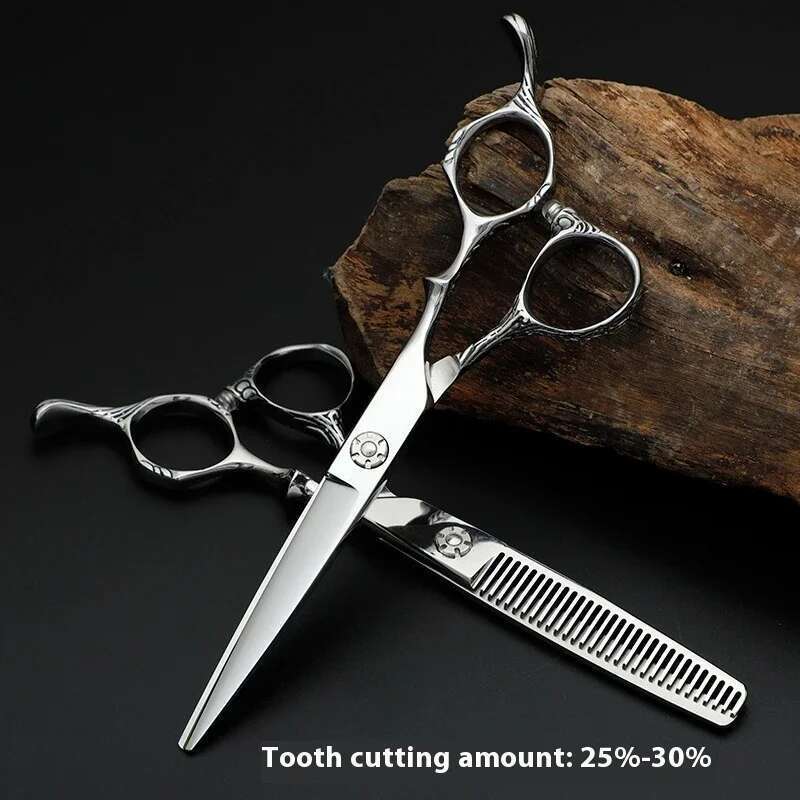 6.0Inch JP440C Salon Hair Stylist Professional Straight Teeth Hairdressing Scissors Set