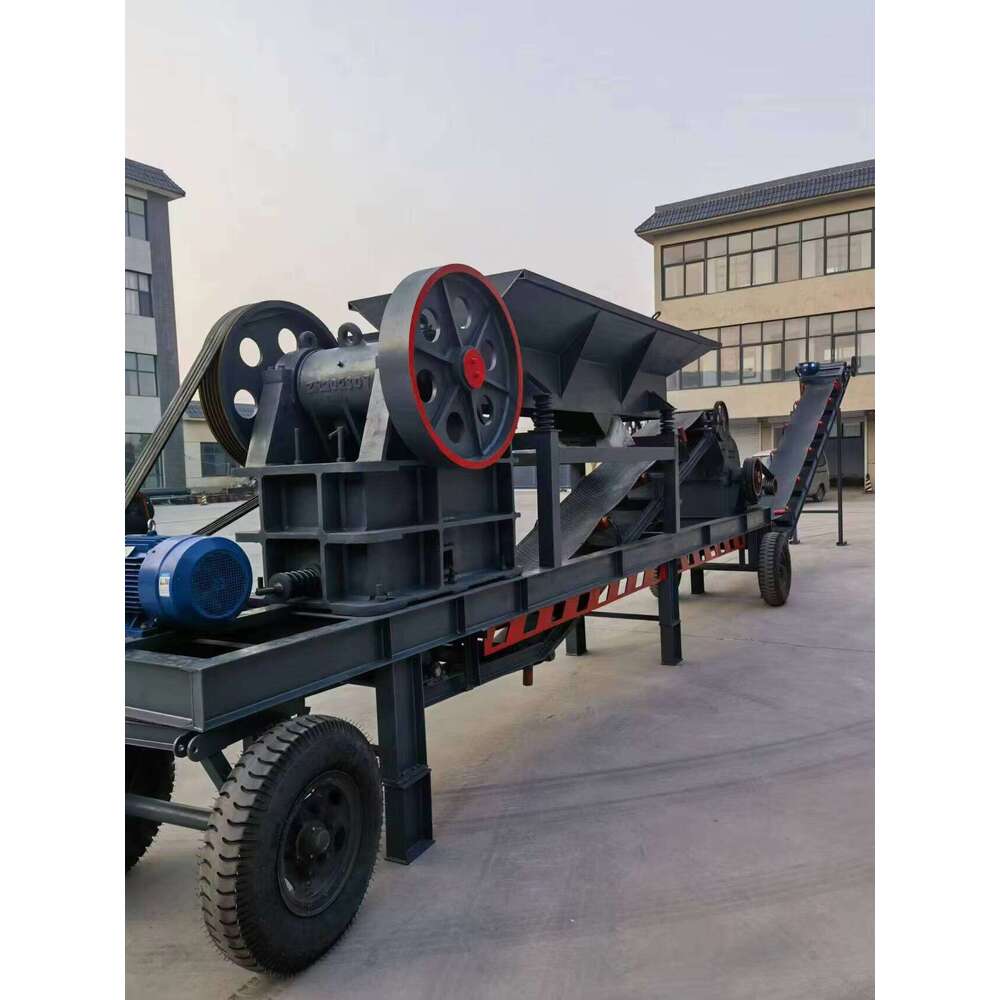 High Efficiency Mobile Impact Crusher for Granite Basalt