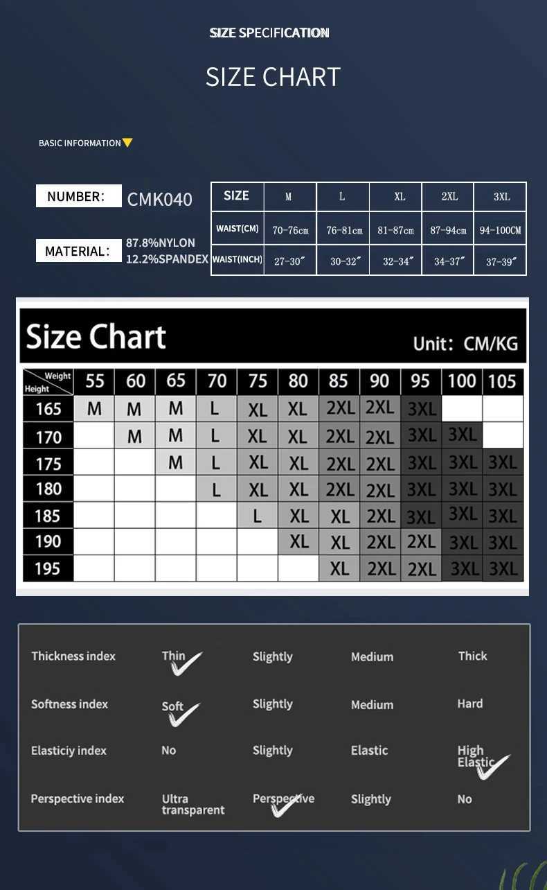 CLEVER-MENMODE Mens Sexy Underwear Lace Penis Pocket Underwear Mini Underwear High Cut Transparent Underwear Wide Belt M250424