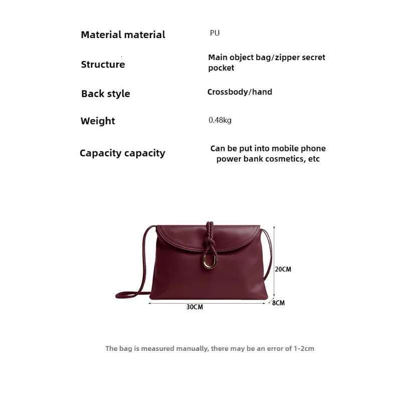 Designer Bag 2025 2025 Spring New French Liberta Star Envelope Trend Shoulder Bag Fashion Underarm Clutch Bags For Women Handbags Luxury Bag