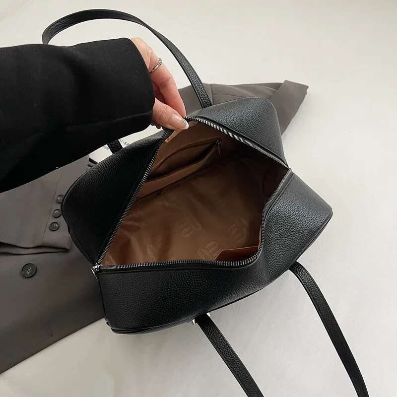 Fashion Retro Women Pillow Handbags And Purses Spring Leather Tote Trend Females Shoulder Bags