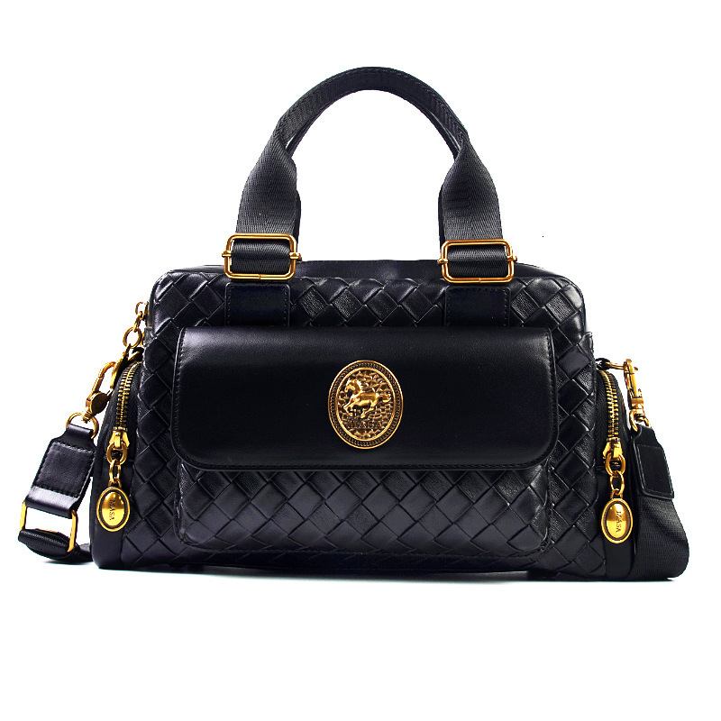 MASA Vintage Flower Fashion Handbag Middle Aged Women S Bag Light Luxury High End Texture Crossbody Bag Tote Bag