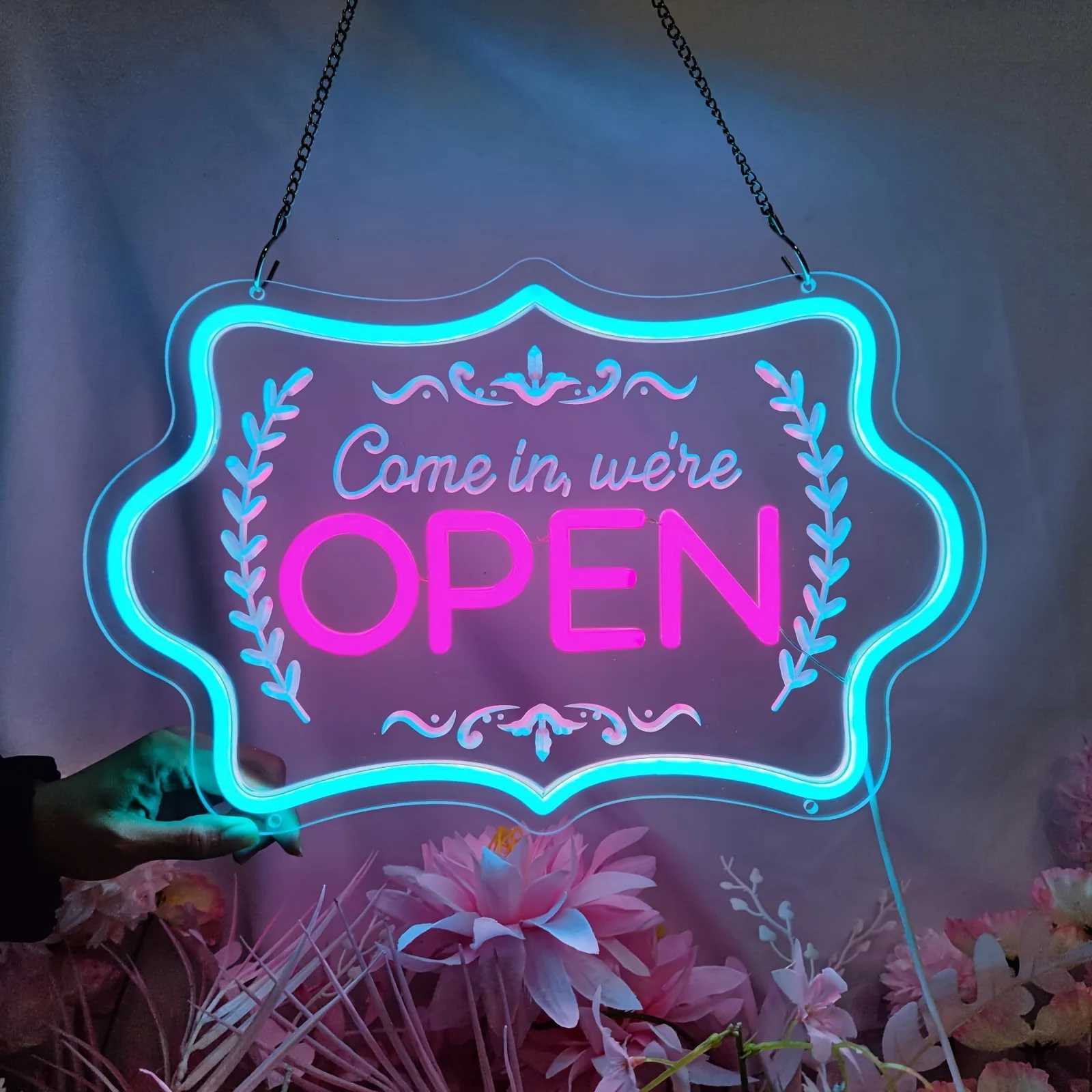 Open LED Neon Signs Light Up Open Sign Walls Window Art Decor for Shop Bar Hotel Restaurant Retail Store Party PubW251124