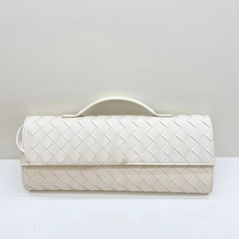 Designer's new hand woven bag, genuine leather evening dress bag, designer handbag, women's bag