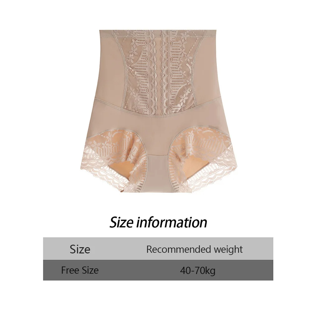 3 Pairs High Waisted Slimming Underwear Waist Trainer Bodysuit Hip Lifting Shapewear Invisible Hip Modeling Women's Shapewear underwear Push Up P