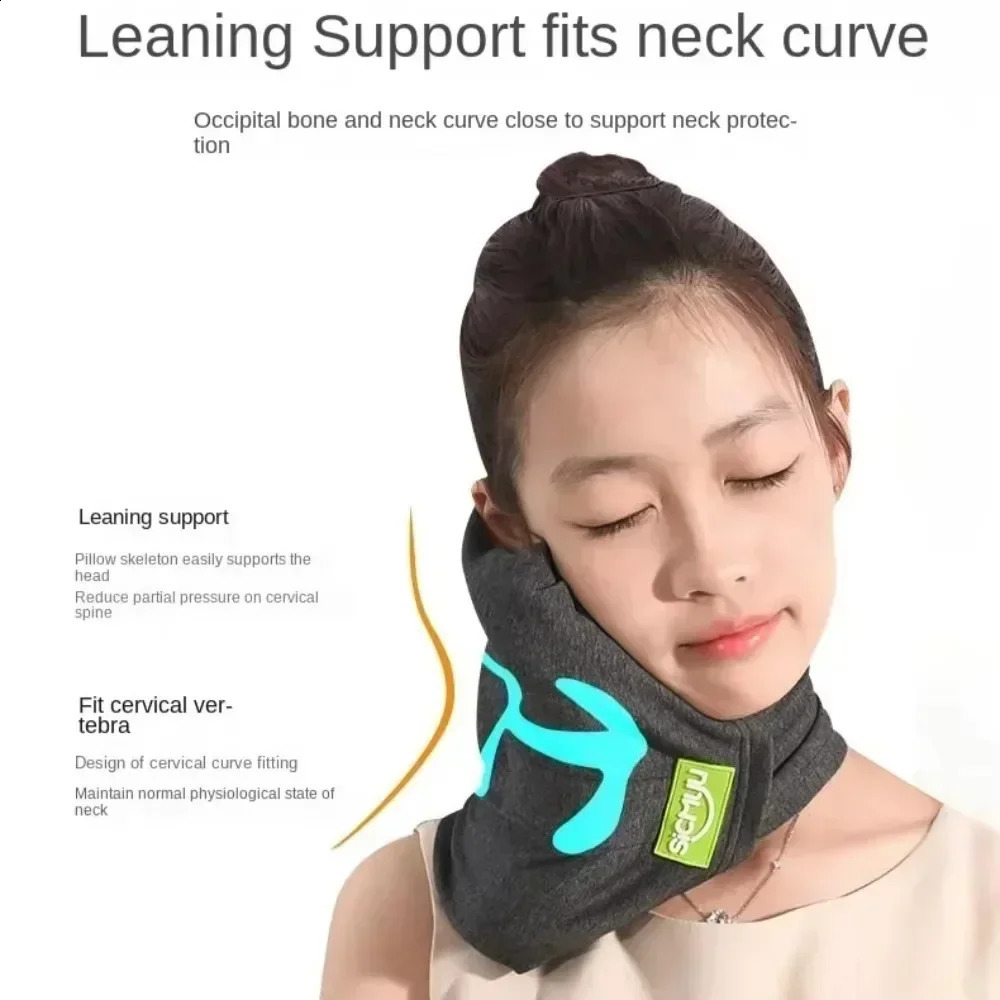Memory Foam Travel Neck Pillow-Lightweight Comfortable Airplane Neck Pillow Multi-functional Simple Practical Sleeping Pillows 250423