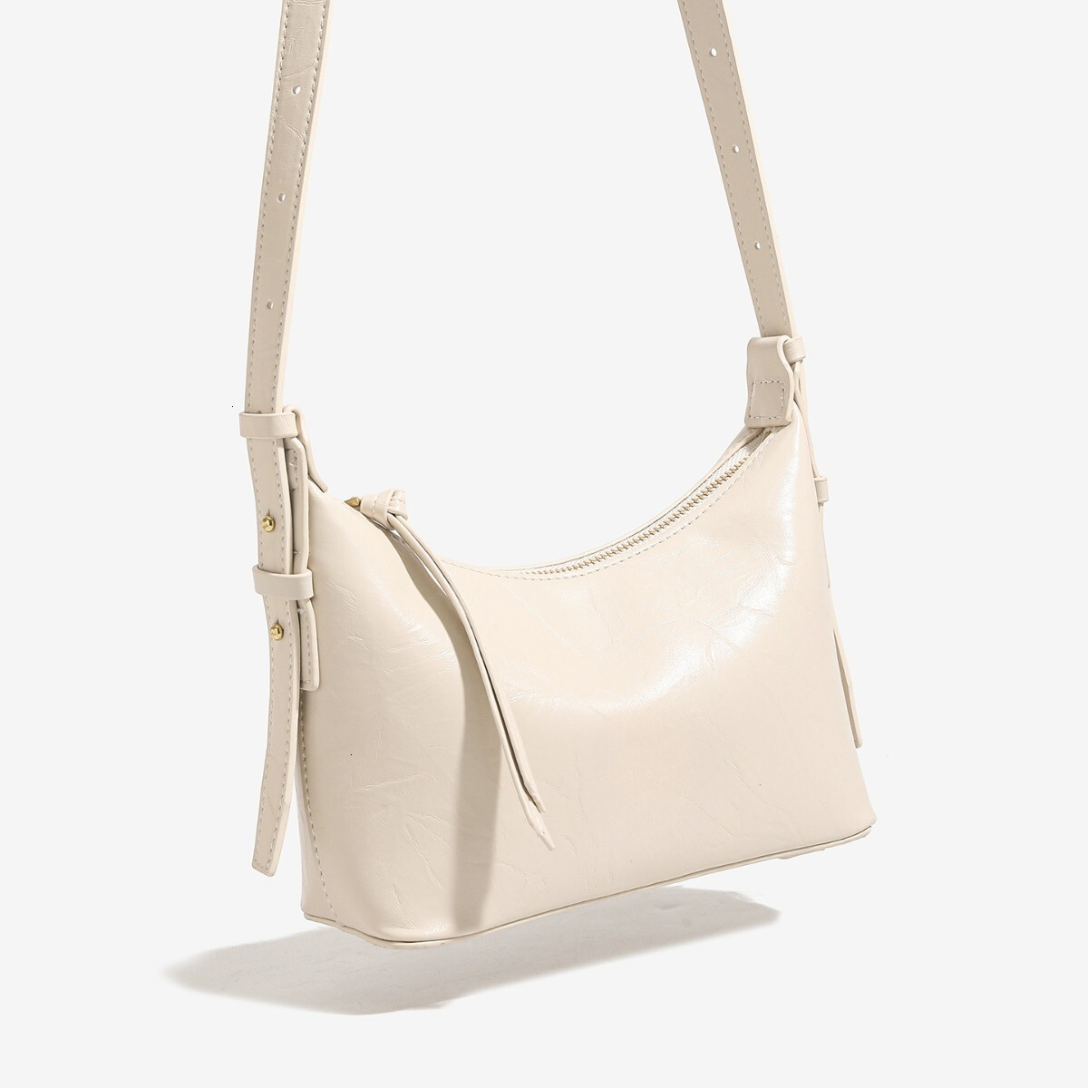 Designer's new Hobo cowhide armpit bag, fashionable handbag, crossbody bag