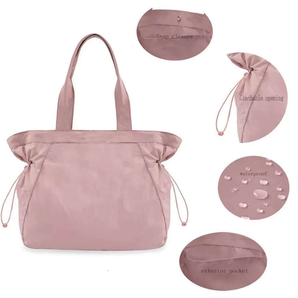 Luxury Designer Yoga Handbag Capacity Women's Tote Simple Fashionable Single Shoulder Bag 18L Storage Motorcycle Equipment Accessorie