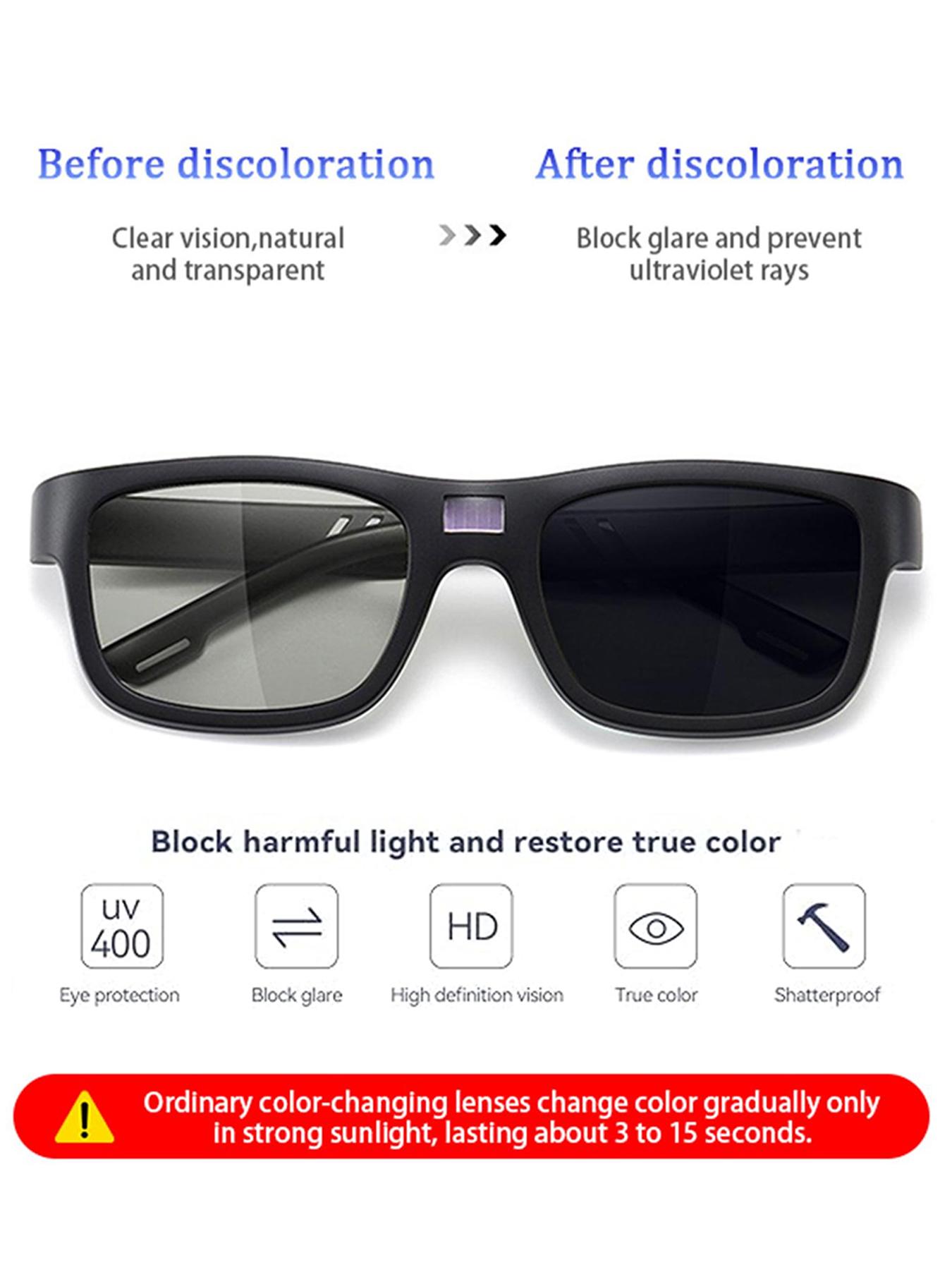 tr frame smart colorchanging sports sunglasses with eye protection Photochromic Glasses