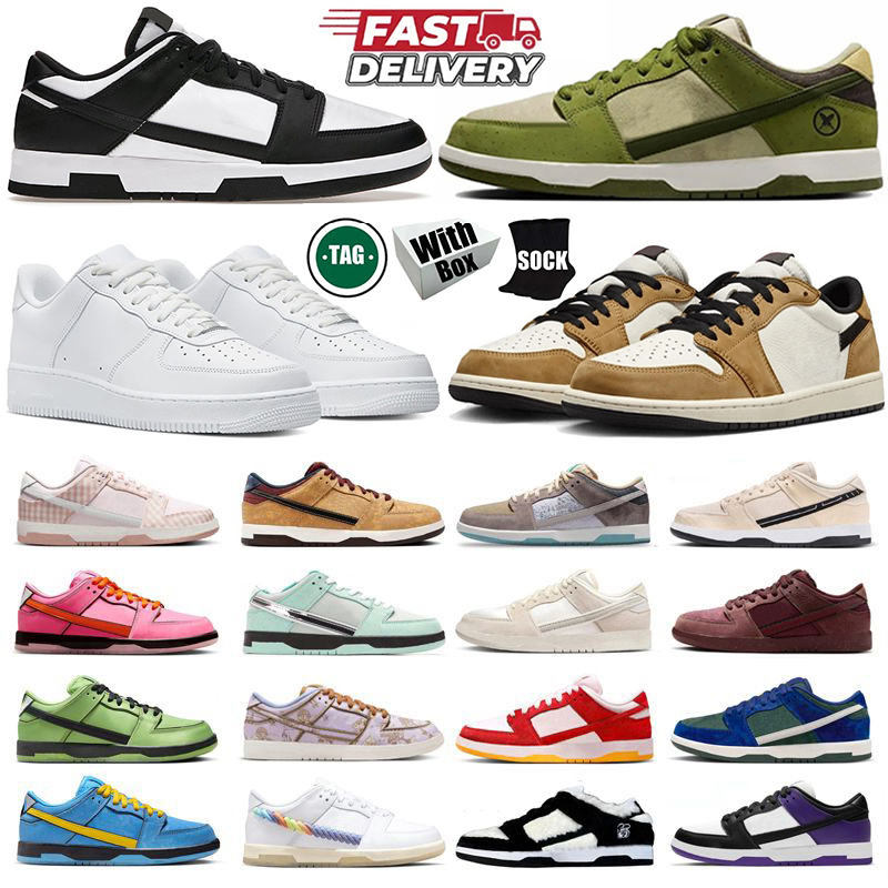 With Box Designer Outdoor Sport Low Casual Shoes White Black Grey Pink Green Red Blue Brown Purple yellow Matcha Orange for Men Women trainers Sports Sneakers