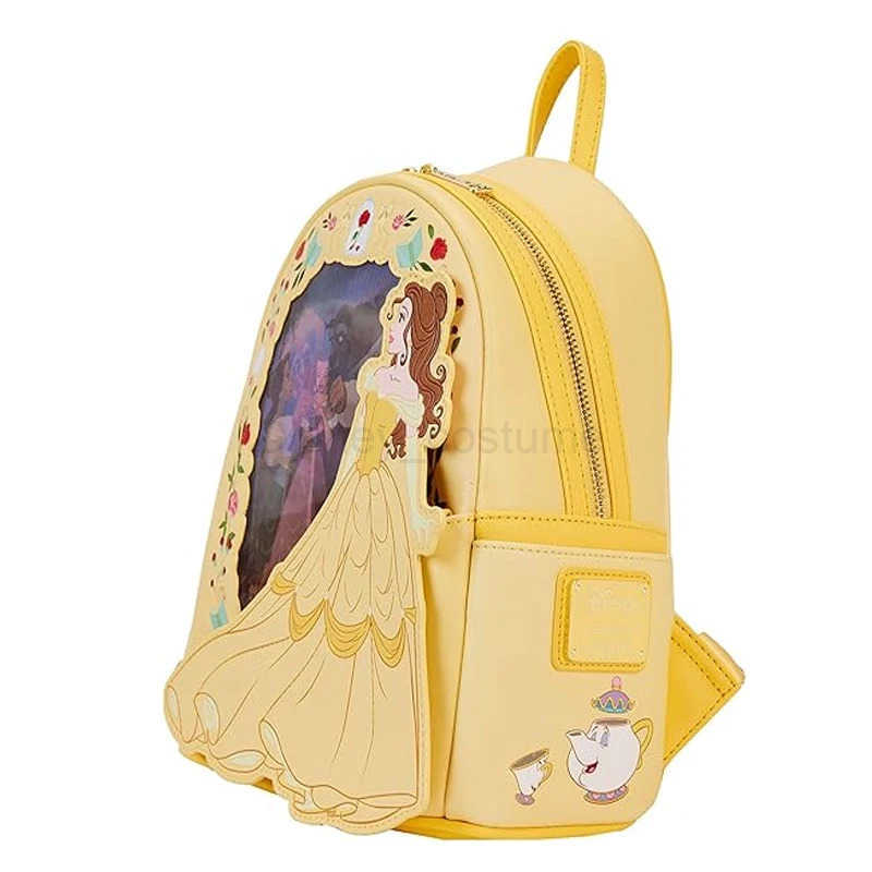 Disney Loungefly Beauty and The Beast Princess Belle Lenticular Mini Backpack X250424