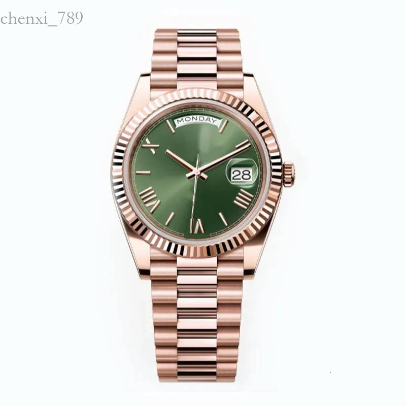 mens watch DATE automatic caijiamin 40mm 904L stainless steel strap sapphire With dia hidden folding buckle 36mm watches waterproof Dhgate u1 jason007