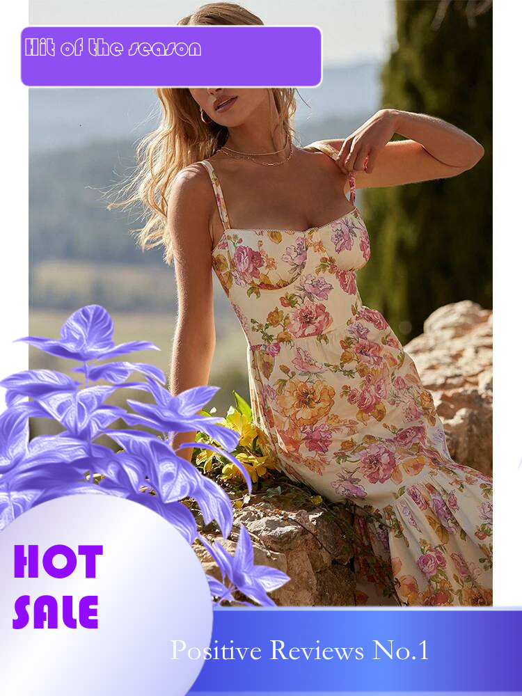 Dongdumaoyi Townlike Print Bodycon A Line Dress Women Spaghetti Strap Summer Midi Long Strapless Nightclub Sexy Party Dresses