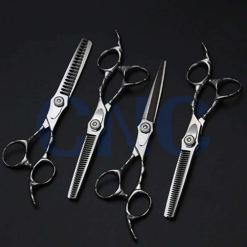 6-inch high-end salon hairstylist hairdressing scissors, flat haircuts, dental clippers, thinning haircuts, and hairdressing scissors