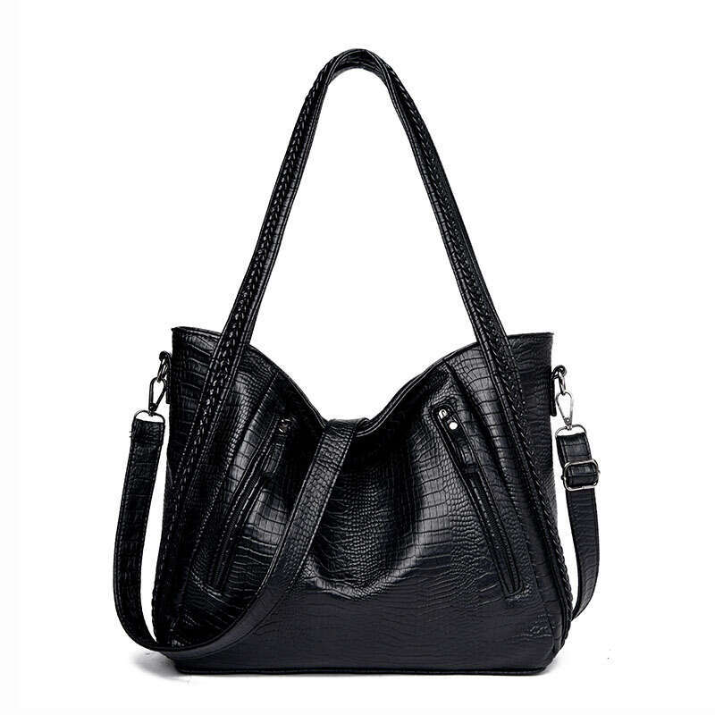Designer Bag 2025 Spring New Japanese And Korean Edition Crocodile Pattern Single Shoulder Large Capacity Handbag Crossbody Women's Big Bag Trend