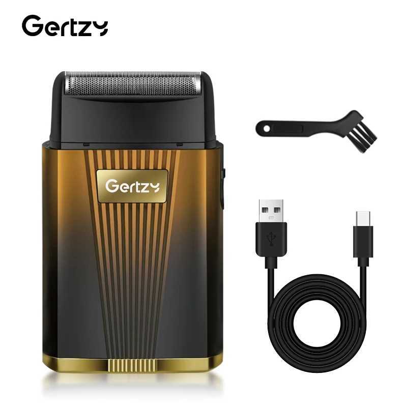 Mens electric shaver reciprocating aluminum foil shaver USB rechargeable beard shaver portable shaver for travel L251124