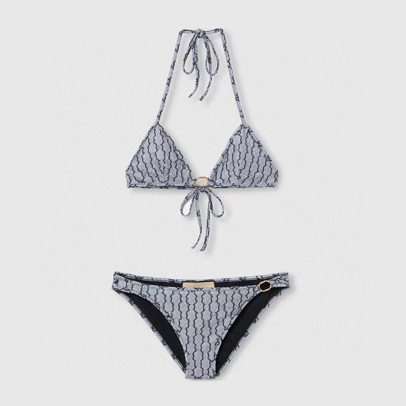 Wholesale Women's swimsuit fashion sexy bikini set bikini swimsuit letter classic swimsuit