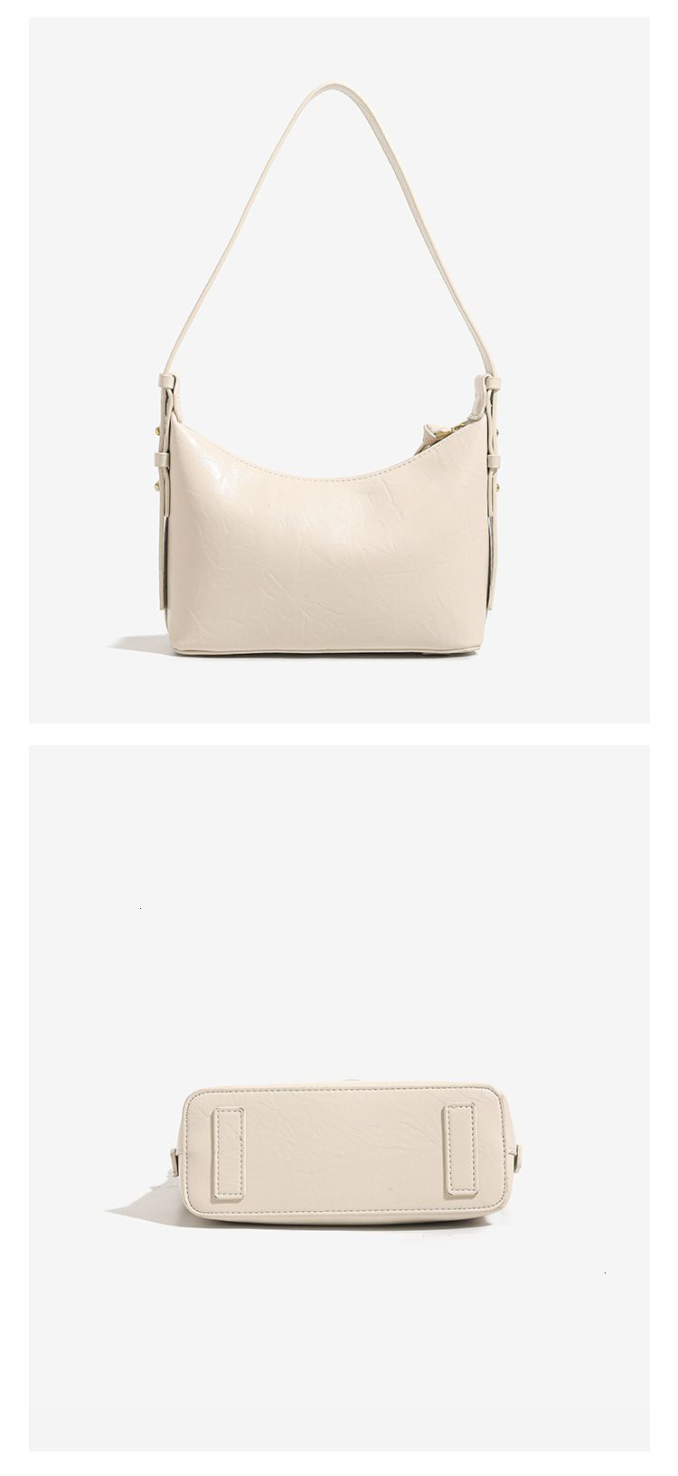 Designer's new Hobo cowhide armpit bag, fashionable handbag, crossbody bag