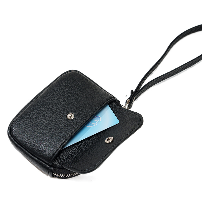 New small hot mouth red coin data cable packet multi-function wallet wrist bag wholesale