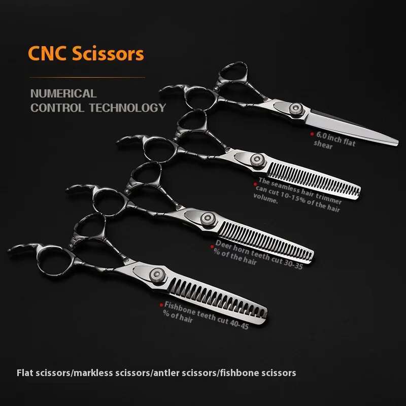 6-inch high-end salon hairstylist hairdressing scissors, flat haircuts, dental clippers, thinning haircuts, and hairdressing scissors