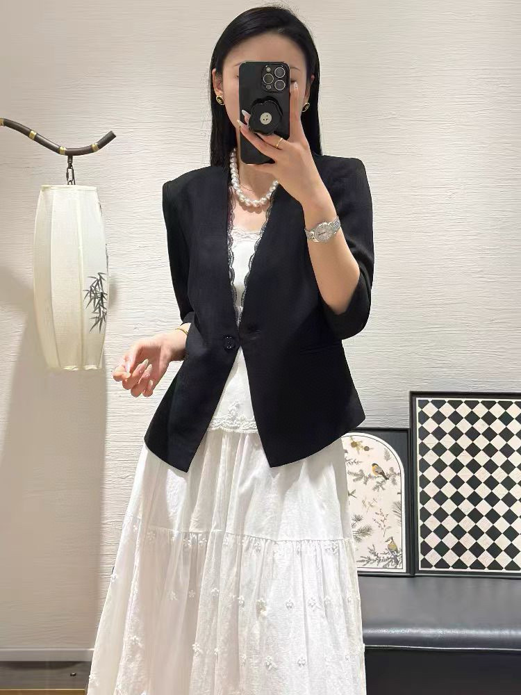 womens blazer womens casual suits business Vogue Paris 2025 Fashion Week Show Customized Fashion Tailored clothing M004