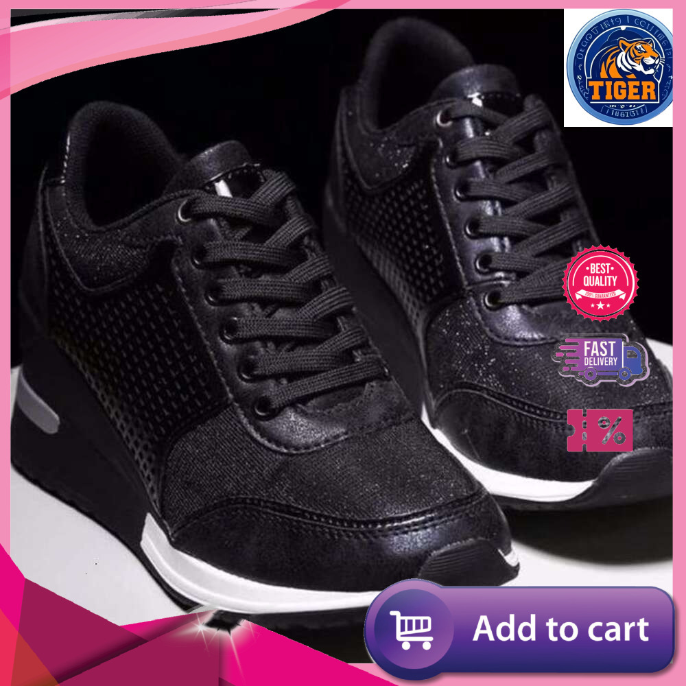 Ddmytiger 2024 New autumn style large-sized thick-soled round-toe solid-color women's casual sports single shoes from Europe and America