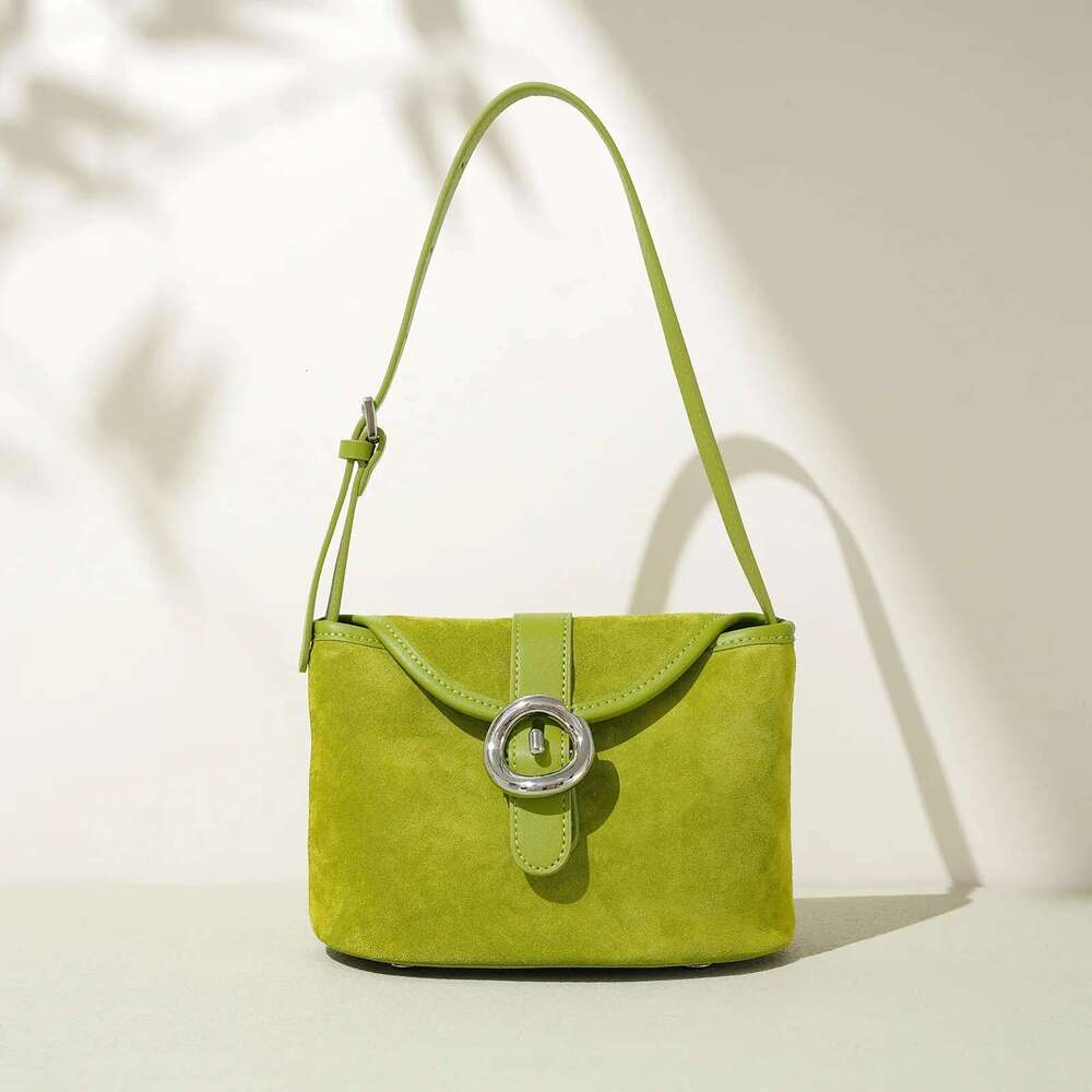 Designer Bag Genuine Leather Crossbody For Women 2025New Metal Hand Buckle Fashion Female Shoulder Bags Casual Designer Clutch
