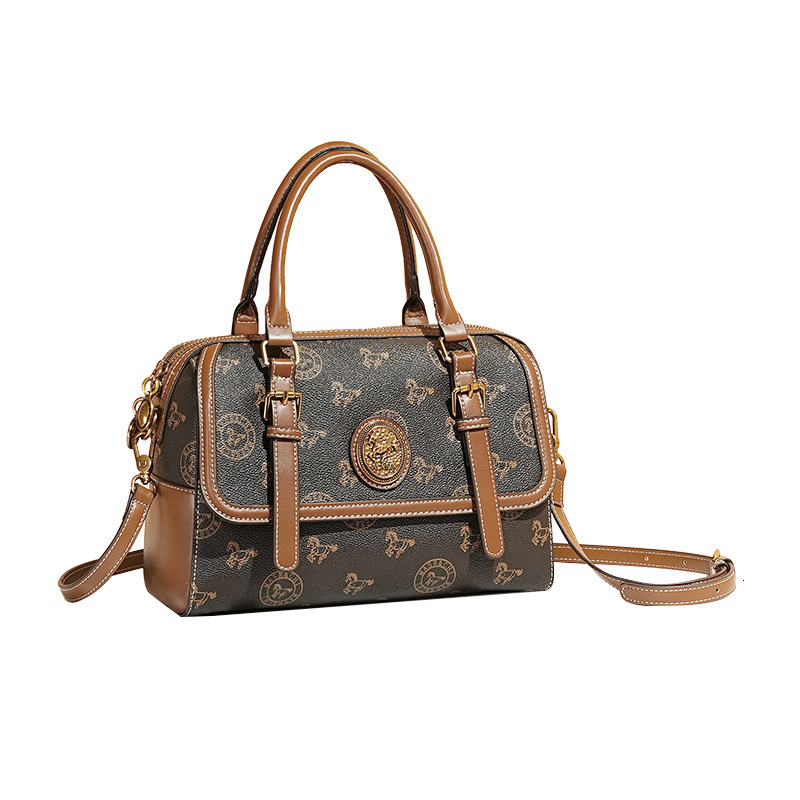 Massa One Handbag New Vintage Fashionable Versatile Horizontal Pillow Printed Cross Shoulder Women S Bag Tote Bag